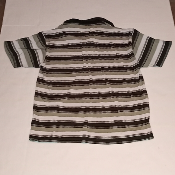 SF Deer Polo Striped Short Sleeve Size XL - Picture 4 of 7
